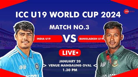 cricbuzz under 19 live score|Bangladesh U19 vs India U19, 3rd Match, Group A .